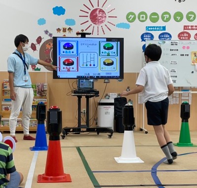 体を動かしながら色々学ぶことができています。